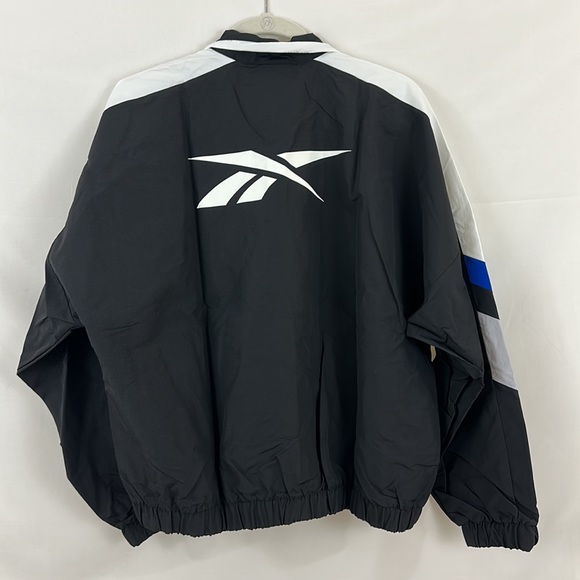 Reebok Woman’s Black Speed wick Training Woven Jacket Elastic Waist M - Picture 10 of 10